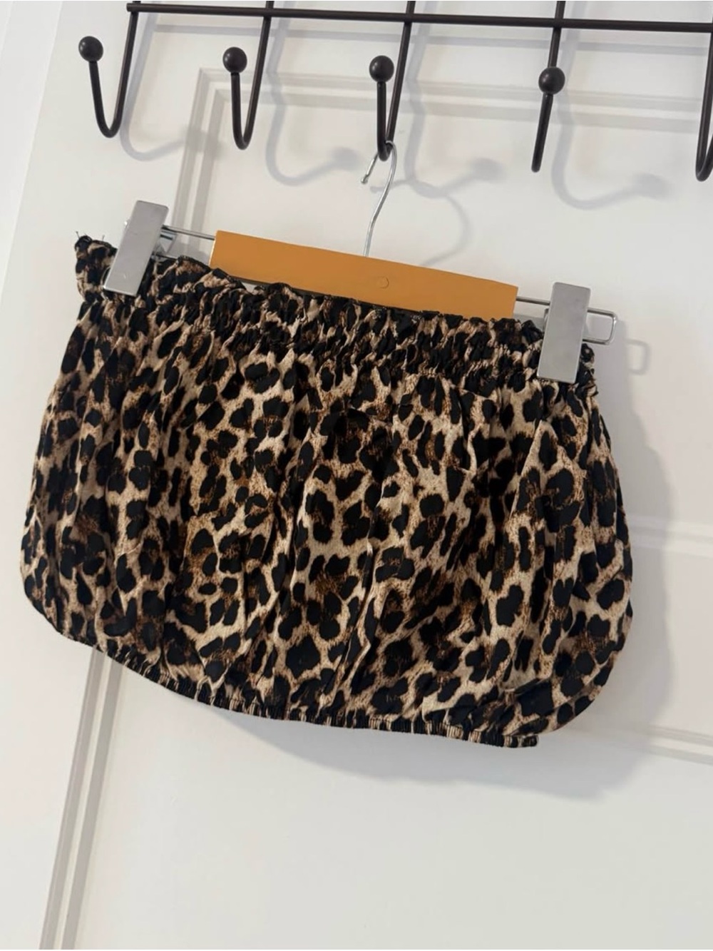Leopard Print Elastic Top